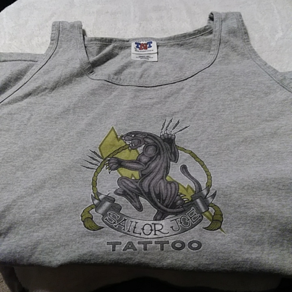 Excellent Shape 2xl tnt Sailor joe Tattoo tank top